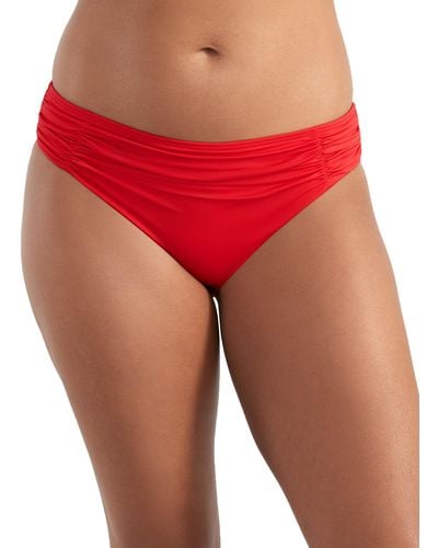 Panache Anya Riva Gathe Bikini Bottom - Red