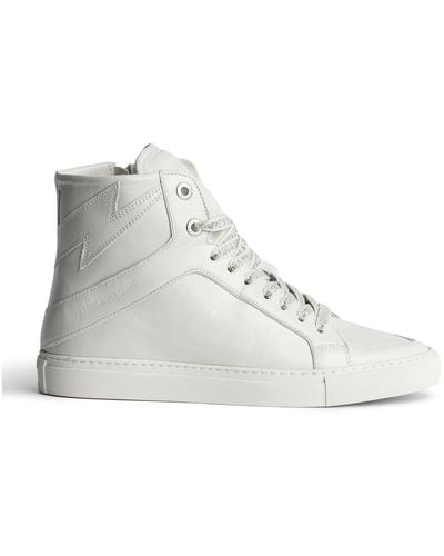 Zadig & Voltaire High Flash High-top Sneaker - Gray