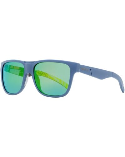 Smith Chromapop Sunglasses Lowdown/n Matte Blue 56mm - Green