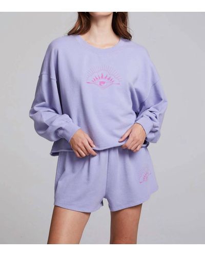 Chaser Brand High Road Pullover - Purple