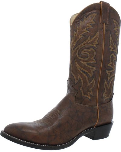 Justin Boots Leather Waterproof Work Boots - Brown