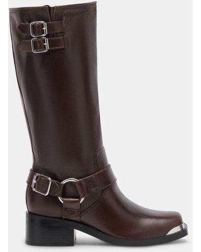 Dolce Vita Evi Boots Dk Brown Leather