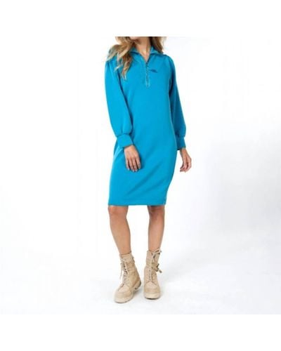 EsQualo Dress Zipper Modal - Blue