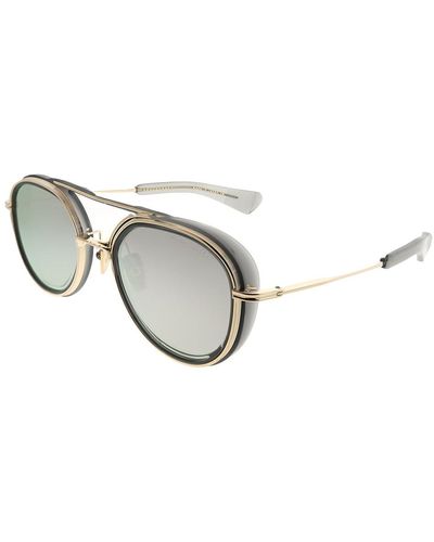 Dita Eyewear Spacecraft 19017-c-gry-gld-52 Aviator Sunglasses - White