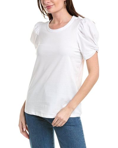 tyler boe Kari Puff Sleeve T-shirt - White