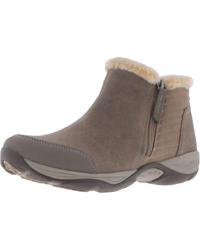 Easy Spirit Cabott Stretch Pull on Ankle Boots in Black Lyst