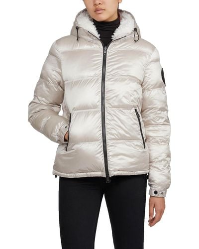 Pajar Snow Water Repellent Sherpa Puffer Jacket - Gray