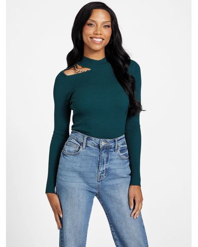 Guess Factory Mitchelle Sweater - Blue