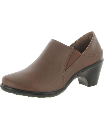 Easy Street Ryalee Faux Leather Round Toe Booties in Blue Lyst