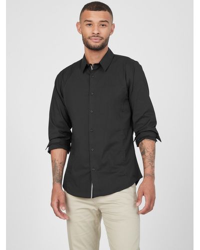 Guess Factory Damon Poplin Shirt - Black