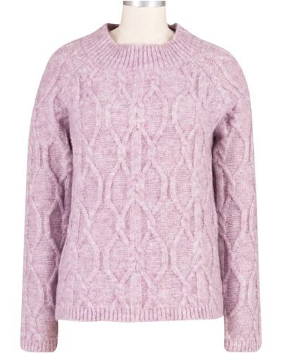 Kut From The Kloth Eudora Cable Sweater - Pink