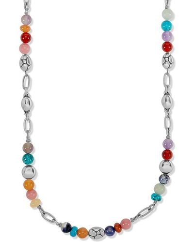 Brighton Pebble Paradise Convertible Necklace - Multicolor