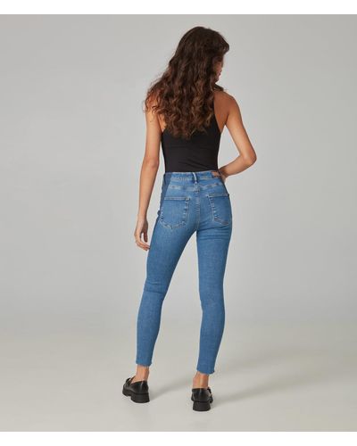 Lola Jeans Alexa-ccb High Rise Skinny Jeans-28" Inseam - Blue