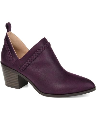 Journee Collection Collection Sophie Bootie - Purple