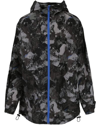 Marcelo Burlon Camouflage Nylon Jacket - Black