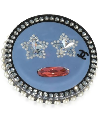 Chanel 2016 Brooch - Blue