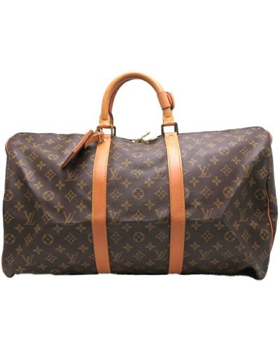 Louis Vuitton Keepall 50 Canvas Travel Bag (pre-owned) - Brown