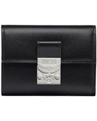 MCM Tracy Trifold Wallet - Black