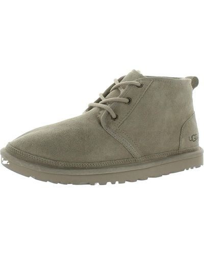 UGG Neumel Suede Casual Chukka Boots - Green