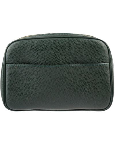Louis Vuitton Pochette Leather Clutch Bag (pre-owned) - Green