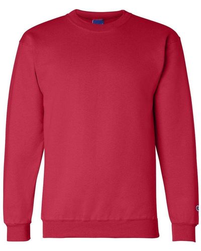 Champion Powerblend Crewneck Sweatshirt - Red