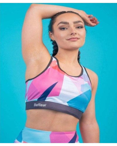 BeReal Knockout Series Sports Bra - Blue