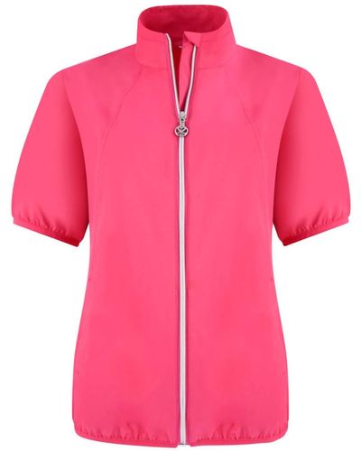 Daily Sports Mia Short Sleeve Wind Jacket - Pink
