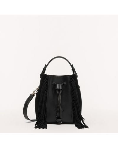Furla Miastella Bucket Bag Mini - Black