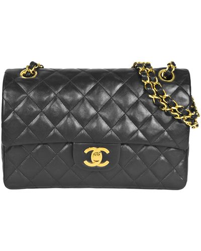 Chanel Matelassé Leather Shoulder Bag (pre-owned) - Gray