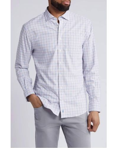 johnnie-O Performance Button Down Shirt - Madden Maliblu Size L