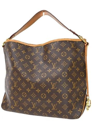 Louis Vuitton Defull Pm Canvas Shoulder Bag (pre-owned) - Brown