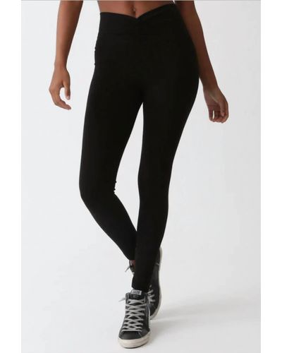 Electric and Rose Malone Ruched Legging In Black