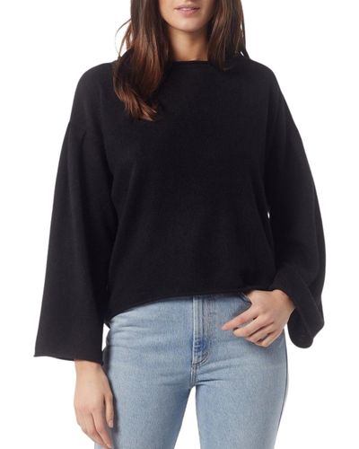 Joie Ivern Bell Sleeve Cashmere Sweater - Black