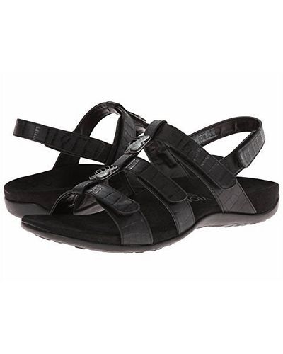 Vionic Amber Walking Sandal - Black