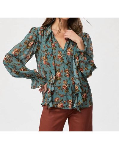 PAIGE Clemency Blouse - Green