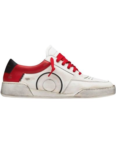 Oliver Cabell Men Court Sneakers - Red