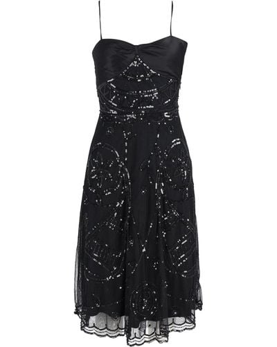 Temperley London Sequined Sleeveless Dress - Black