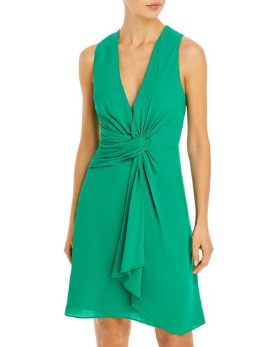 BCBGMAXAZRIA Sleeveless Mini Cocktail And Party Dress - Green