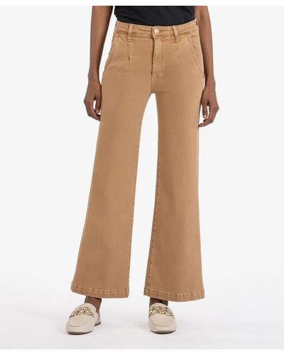 Kut From The Kloth Meg High Rise Pant - Natural