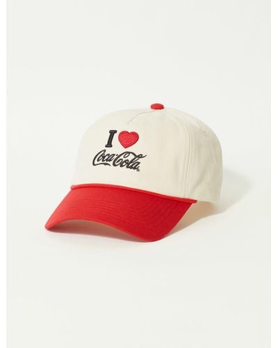 Lucky Brand I Heart Coca Cola Hat - Red