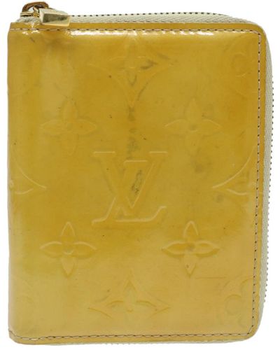 Louis Vuitton Vénus Patent Leather Wallet (pre-owned) - Yellow