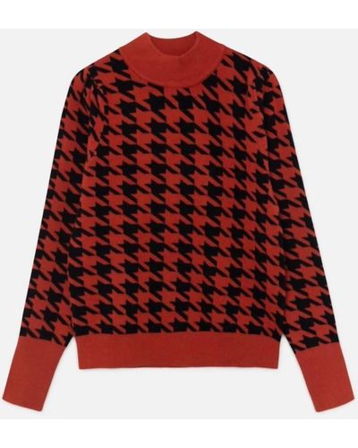 WILD PONY Knit Sweater - Red