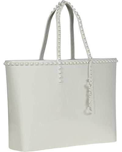 Carmen Sol Angelica Large Tote - Gray