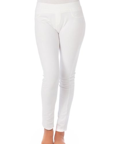 French Kyss Mid Rise jegging - White