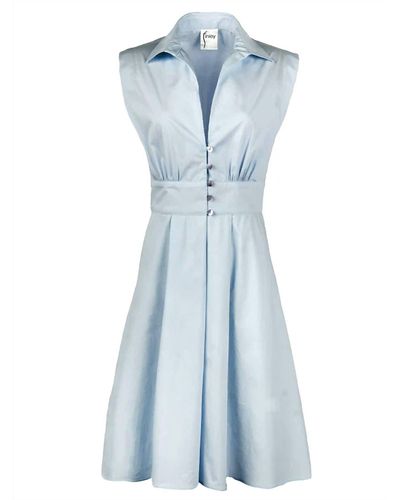 Finley Lady Like Dress - Blue