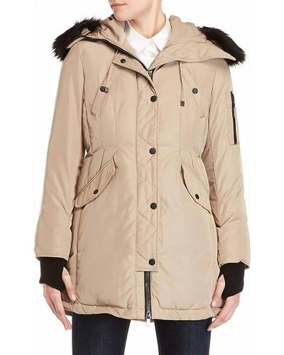 BCBGeneration Down Puffer Coat Hooded - Natural