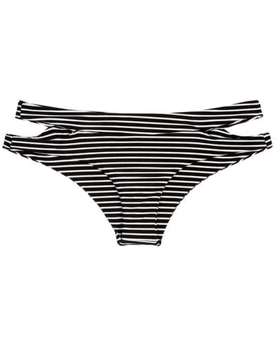Mikoh Swimwear Puka Puka Bottom - Black