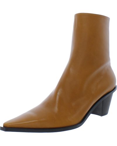 Reike Nen Rn3sh049 Leather Pointed Toe Ankle Boots - Brown