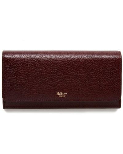 Mulberry Continental Wallet - Red