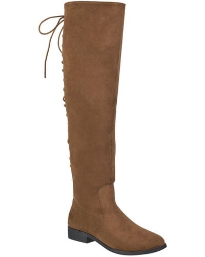 French Connection Jasper On The Knee Boot - Brown